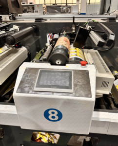 Macchina da stampa <span class=keywords><strong>Flexo</strong></span> per etichette di carta adesiva tipo pila automatica ad alta velocità per carta per etichette adesive - Product Image 4