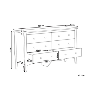 Vente en gros usine <span class=keywords><strong>Commode</strong></span> de rangement en bois moderne <span class=keywords><strong>blanche</strong></span> à tiroirs, <span class=keywords><strong>basse</strong></span> et haute - Product Image 6