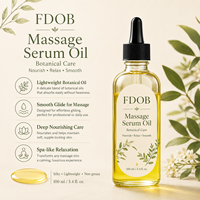 Huile de massage corporelle Fdob OEM naturelle et biologique à l'huile de busserole, vitamine C, arbutine et olive, pour tous types de peau, blanchissante, raffermissante et hydratante