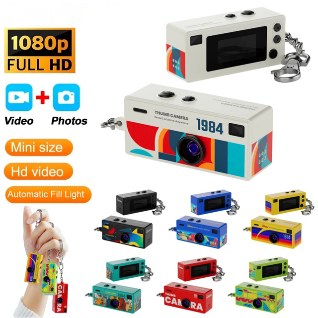 Portable Pocket Size Video Recorder Kids Toy Type-C Charging Support 32GB TF Card Mini DV Camara Digital Thumb Camera