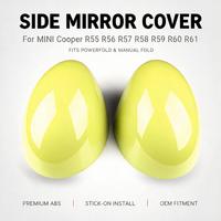 Coques de rétroviseurs couleur unie Carwoman pour MINI Cooper R55 R56 R57 R58 R59 R60 R61 2007-2016, pliage électrique et manuel, vente en gros