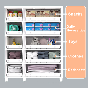 <span class=keywords><strong>Tiroirs</strong></span> de rangement Jumbo Armoire à <span class=keywords><strong>tiroirs</strong></span> à double rangée à <span class=keywords><strong>5</strong></span> niveaux Armoire de rangement pour articles ménagers et vêtements pour la maison - Product Image 3