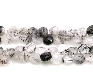 Vente en gros de brins de perles de pierres précieuses 8 MM en forme de coeur rutile naturel - Product Image 6