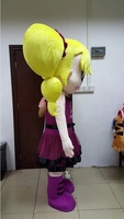 Costume de mascotte en peluche jaune ciel bleu pour adultes - Service OEM personnalisable Thème des fêtes du Nouvel An
