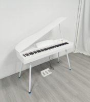 Petit piano à queue YIMO, professionnel, de bonne qualité, petite taille, clavier à action marteau, piano à queue pour bébé, trois pédales