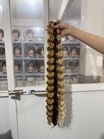 Extensions de dreadlocks en fibre haute température pour tresses au crochet, boucles crépues de 20 pouces, double trame, vente en gros