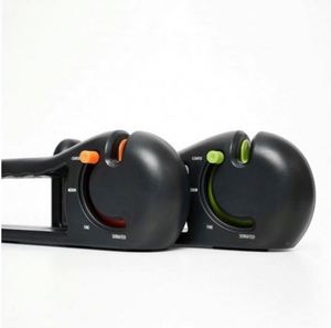 Aiguiseurs de couteaux de cuisine haut de gamme à 4 étapes, 1 outil manuel réglable pour affûter 4 couteaux - Product Image 6