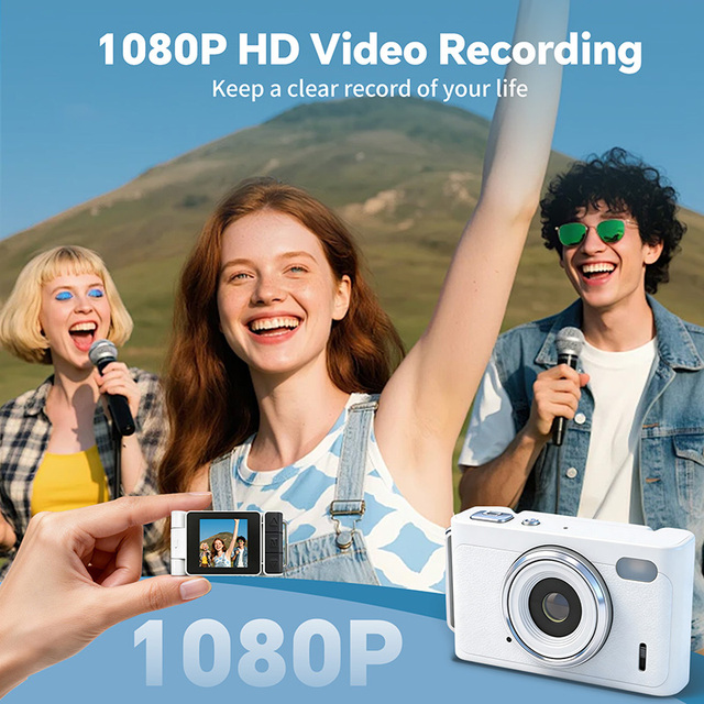 Popular Children's Gifts Cartoon Small Toy Video Children Fun Camera HD Kids Digital Keychain Mini Camera