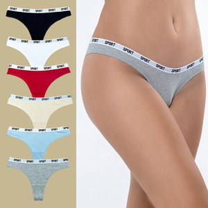 Phụ Nữ Thong Panty 95% Cotton Đồ <span class=keywords><strong>L</strong></span>ót Phụ Nữ Thong Sexy Thiết Kế Mới S M <span class=keywords><strong>L</strong></span> Nữ Thong Quần <span class=keywords><strong>L</strong></span>ót - Product Image 1