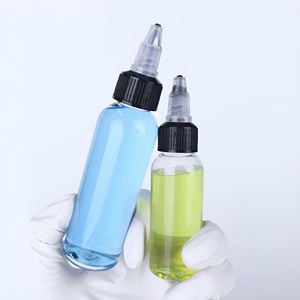 Botella de Plástico PET Transparente Vacía con Tapón de Rosca para Dispensar Tinta de Tatuaje, Pigmento, Salsa, Kétchup, 30ml, 60ml, 100ml - Product Image 4