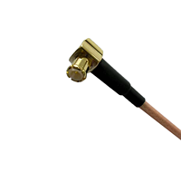 Câble coaxial en gros, style populaire, SMA-J-RG316-MCX-JW, assemblage SMA mâle vers MCX mâle coudé