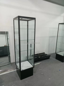 Vitrina de Exhibición con Marco de Aluminio y Vidrio LED Personalizable, Venta al Por Mayor de Fábrica, Vitrinas Cuadradas para Exhibición en Tiendas de Cigarrillos - Product Image 6