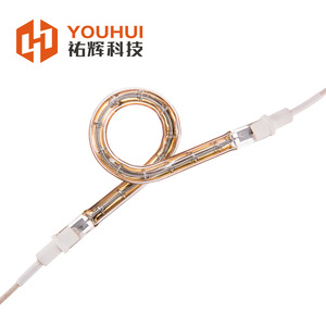 Youhui Ring-shaped Infrared <b>Heating</b> Radiator 39-606mm Semi-gold-plated Single-<b>tube</b> Industrial Use - Product Image 1