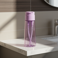 Nouvelle bouteille vide en plastique à double tube pour shampoing et gel douche, 300/400/500 ml, idéale pour les colorations capillaires