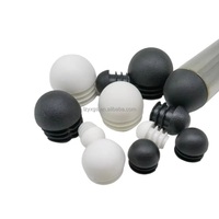 Pieds de meubles bombés embout de tube de tuyau cache-poussière accessoires ménagers Tube rond insérer prise Table chaise jambe