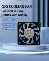 VENTE DIRECTE D'USINE - Ventilateur de refroidissement DC XFSFAN XFS6010S12-4 60x60x10mm 12V avec roulement à billes, ventilateur axial d'échappement en plastique OEM