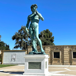 Sculpture <span class=keywords><strong>de</strong></span> figure masculine grandeur nature en bronze <span class=keywords><strong>de</strong></span> style <span class=keywords><strong>Renaissance</strong></span>, sur mesure, avec moulage, pour projets <span class=keywords><strong>de</strong></span> jardinage et d'art public - Product Image 1