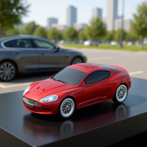 Altavoz Bluetooth con Diseño de Auto Rojo WS593, Inalámbrico, Portátil, Recargable, con Luces LED RGB para Uso en el Auto - Product Image 2