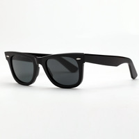 Lunettes de soleil de luxe pour hommes, de haute qualité, originales, 2140, logo personnalisé, en acétate, protection UV400, pour les voyages