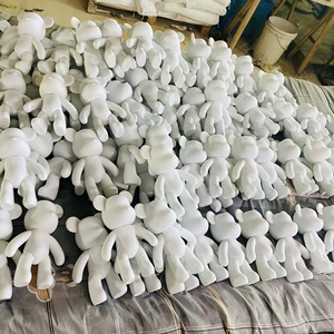 All'ingrosso fai da te resina fluido <span class=keywords><strong>orso</strong></span> <span class=keywords><strong>e</strong></span> coniglio fatti a mano modelli animali per la pittura - Product Image 2