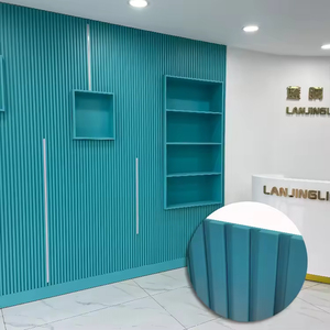 Mật độ cao Walnut gỗ hạt giả không thấm nước Acoustic tấm Tường hiện đại bảng điều khiển cho nhà hát - Product Image 5