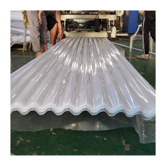 Factory Cheap Price Uv Clear Polycarbonate Roofing Sheet Panel / Corrugated clear Hard Plastic Pc Sheets