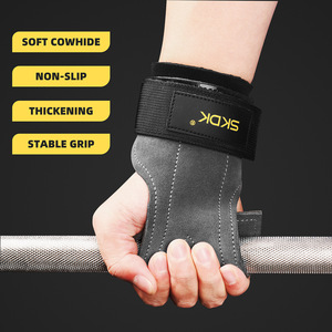 Correas de levantamiento de pesas (1 par) con soporte de silicona antideslizante para muñeca, ideales para entrenamiento de fuerza y peso muerto - Product Image 5