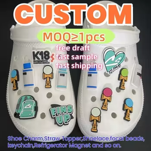 Aksesori sepatu karet tim sepak bola <span class=keywords><strong>Lsu</strong></span> Tigers, hiasan sepatu karet PVC cantik Amerika untuk hadiah pesta - Product Image 4