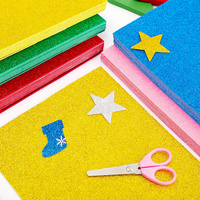 Feuilles de mousse EVA pailletées colorées, tailles personnalisées A4/A3, épaisseurs 2mm 3mm 4mm, service inclus