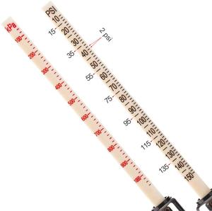 Manómetro <span class=keywords><strong>de</strong></span> aire <span class=keywords><strong>de</strong></span> alta resistencia personalizado, manómetro <span class=keywords><strong>de</strong></span> presión <span class=keywords><strong>de</strong></span> neumáticos <span class=keywords><strong>de</strong></span> Gage <span class=keywords><strong>de</strong></span> servicio automático, con doble cabezal recto a pie - Product Image 4