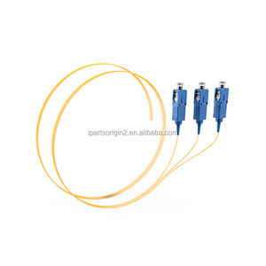 Cable de Fibra Óptica de Grado Profesional, Monomodo, Conector Azul SC/UPC, Pigtails con Cubierta LSZH de Colores para Cableado de Red - Product Image 5
