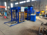 Machine automatique QT4-25 de presse de bloc de ciment de vibration PLC et composants de noyau de roulement de pompe nouveaux pour paver les cendres volantes et les matières premières
