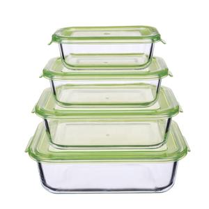 Loncheras de Vidrio de Borosilicato Resistentes al Calor, Tapa Fácil de Abrir, Capacidad de 1520 ml, Diseño Multifuncional, Aptas para Microondas y Lavavajillas, para el Hogar - Product Image 1