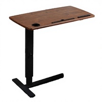 Bureau électrique assis-debout, table pneumatique, structure en acier, hauteur réglable automatiquement, pour bureau et maison
