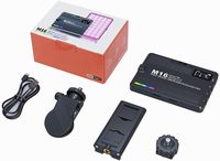 Lumière vidéo RGB portable, panneau lumineux LED pour caméra, lumière LED pleine couleur 360°, CRI95+, intensité réglable 2500K-9000K