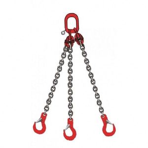 High Strength G80 Manganese Steel 4 Legs Lifting Conveyor Chain Heat Treated Black Welded Link Sling Heavy Duty Hoist ISO CHAIN - Product Image 4