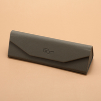 Étui à lunettes personnalisé pliable, pochette pour lunettes de soleil, boîte à lunettes OEM avec logo personnalisé, vente directe usine, sac de rangement tendance