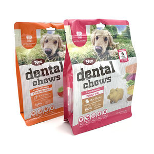 High End Flat Bottom Gusseted Mylar Bags Expandable Pouches for 6x9 <strong>Pet</strong> Food Storage - Product Image 2