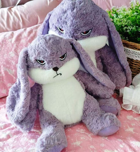 ตุ๊กตากระต่ายแอนนาลาเวนเดอร์ ตุ๊กตาขนนุ่มฟู หูยาว สีม่วง หน้าโกรธ น่ารัก เหมาะสำหรับเป็นของขวัญ - Product Image 6