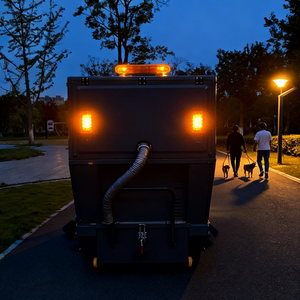 bibo Factory Direct Sale, Custom Made, Four-Wheel All-in-One Pressed Road <b>Sweeper</b>, Specially for Municipal Sanitation - Product Image 5
