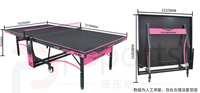 Table de tennis de table double pliable de haute qualité, détachable, 25 mm, pour entraînement en intérieur