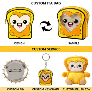Wholesale Custom Design Display clear Ita <b>Bag</b> <b>Accessories</b> Decoration Luxury Pu Leather Handbags for Girls with Low Price - Product Image 2