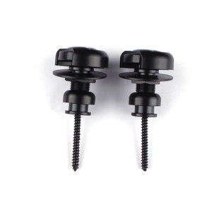 Straplock de sécurité de bouton d'alliage de serrure de sangle de guitare de haute qualité pour l'ukulélé de guitare électrique acoustique - Product Image 1