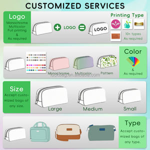 Borsa portaoggetti morbida in peluche da donna, portatile, carina, ecologica, in lana a pois, borsa da viaggio per cosmetici, borsa per il trucco in lana d'agnello - Product Image 5