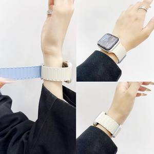 Bracelets de montre intelligents en silicone magnétique de luxe XKS 41 mm pour Watch 8/7/6/5/SE - Product Image 3