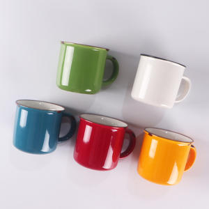 แก้วเซรามิกสีขาวล้วน สำหรับกาแฟตอนเช้า รุ่น HB-006 - Product Image 3