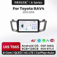 Lecteur DVD de voiture MEKEDE X Series X30 4+64G UIS7865 Autoradio Car-play Système radio de voiture Android pour Toyota RAV4 2012-2018