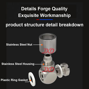 JXD <span class=keywords><strong>M</strong></span>-5H-4 <span class=keywords><strong>M</strong></span>-5H-6 SMC Kuningan Baja nirkarat logam pipa selang udara pengencang cepat sambungan konektor pneumatik komponen pas - Product Image 3