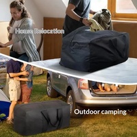 Sac de rangement pour camping en plein air, 56-75L, en tissu Oxford, imperméable, ultra-léger, durable, sac de voyage portable