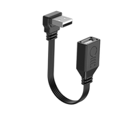Cable DE DATOS USB de codo en ángulo doble de perfil bajo Cable plano Delgado FPV FPC Cable FPV FPC Ribbon Cable USB
